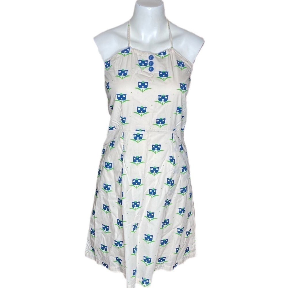 Tulle Vintage Dress Halter Tulip Size S
